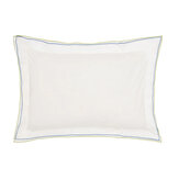 Embroidered Oxford Pillowcase - Multi - by Sanderson. Click for more details and a description.