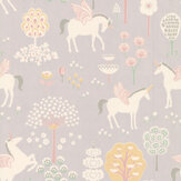 True Unicorns Wallpaper - Lilac - by Majvillan. Click for more details and a description.