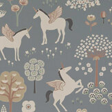 True Unicorns Wallpaper - Grey - by Majvillan. Click for more details and a description.