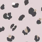 Large Leopard Spot Wallpaper - Pink Shiny - by Albany