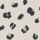 Papier peint Large Leopard Spot - Crème - Albany. Cliquez pour en savoir plus et lire la description.