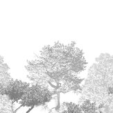 Classic Hua Trees Mural - Grey - by Sian Zeng. Click for more details and a description.