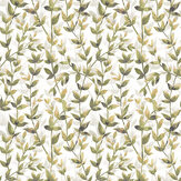 Pomponette Wallpaper - Earth Amber - by Ohpopsi. Click for more details and a description.
