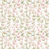 Pomponette Wallpaper - Apple Blossom - by Ohpopsi. Click for more details and a description.