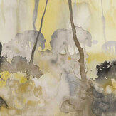 Forest Seasons Mural - Sandstone & Lemon - by Ohpopsi