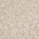 Ornamental Damask Wallpaper - Silver - by Albany. Click for more details and a description.