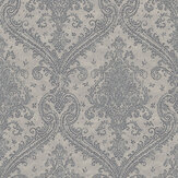 Shimmer Damask Wallpaper - Silver - by Albany. Click for more details and a description.