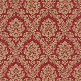 Damask Baroque Wallpaper - Burgundy - by Albany. Click for more details and a description.