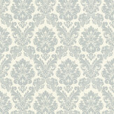 Damask Baroque Wallpaper - White / Grey - by Albany. Click for more details and a description.