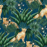 Papier peint Jungle Cheetah - Encre - Ohpopsi. Cliquez pour en savoir plus et lire la description.
