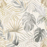Tropica Wallpaper - Linen & Stone - by Ohpopsi. Click for more details and a description.