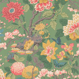 Little Magnolia Wallpaper - Emerald - by G P & J Baker. Click for more details and a description.