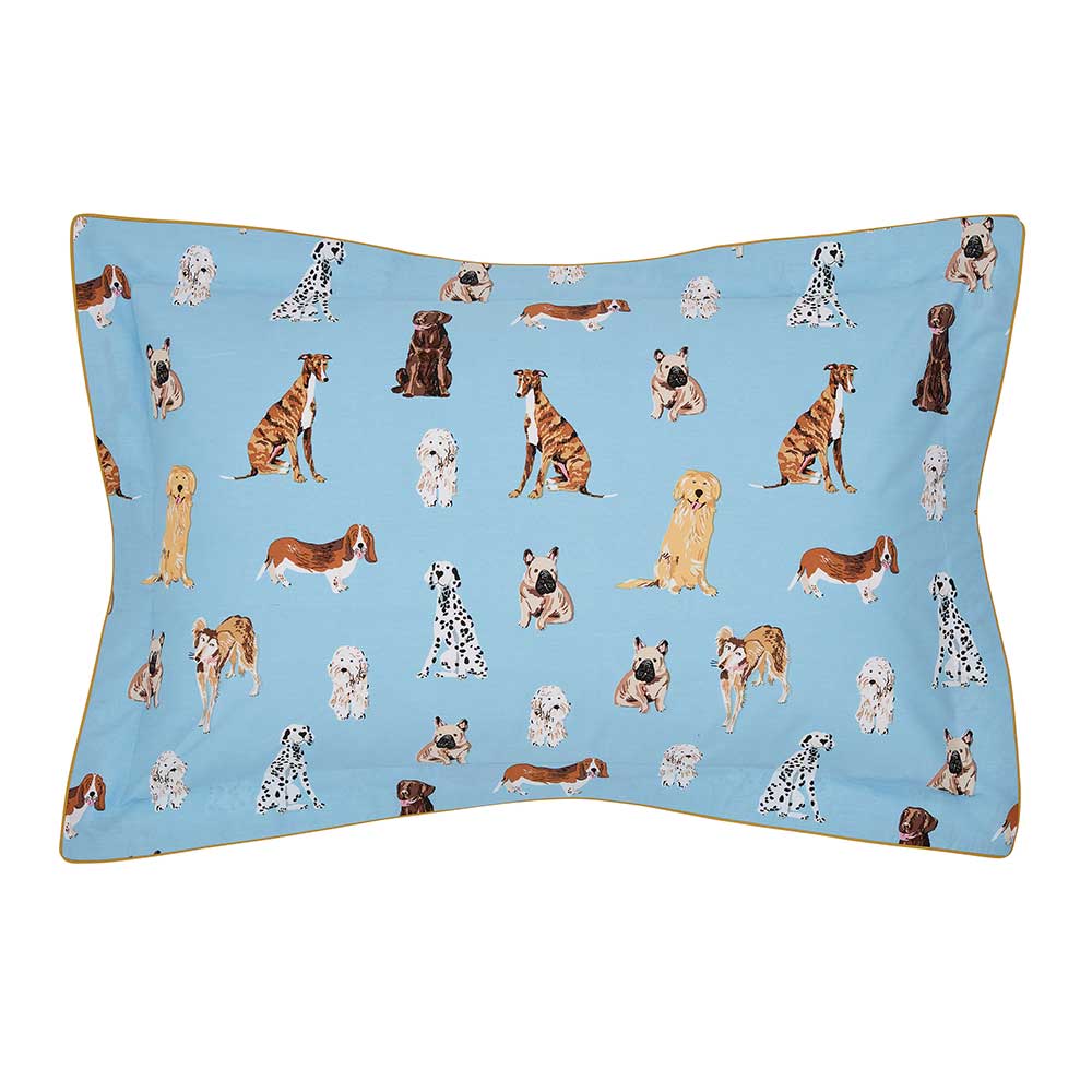 Paintery Dogs Set Duvet Cover - Multi - by Joules
