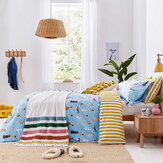 Paintery Dogs Set Duvet Cover - Multi - by Joules. Click for more details and a description.