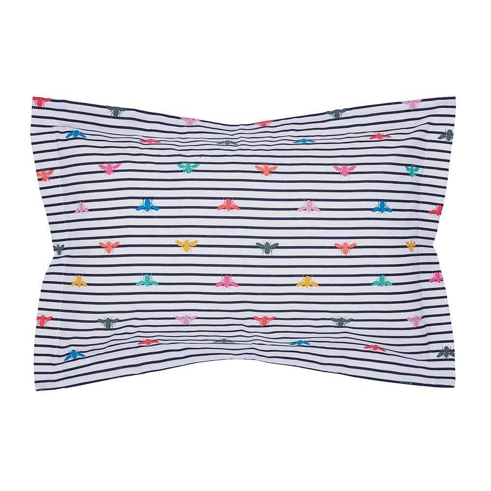 Rainbow Bee Set Duvet Cover - Multi - by Joules