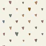 Colored Hearts Wallpaper - Pearl - by Hohenberger. Click for more details and a description.