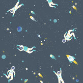 Super Space Wallpaper - Space Blue - by Hohenberger. Click for more details and a description.