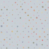 Watercolor Dots Wallpaper - Light Blue - by Hohenberger. Click for more details and a description.
