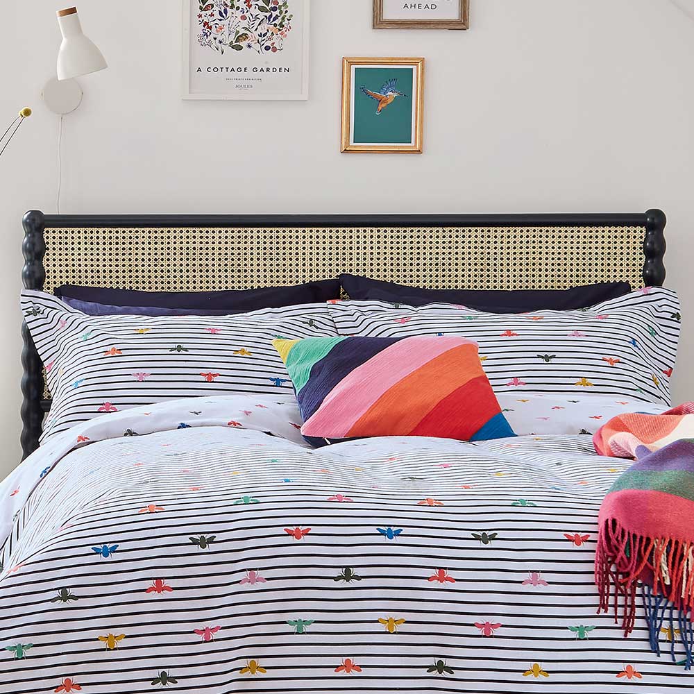 Rainbow Bee Cushion - Multi Coloured - by Joules