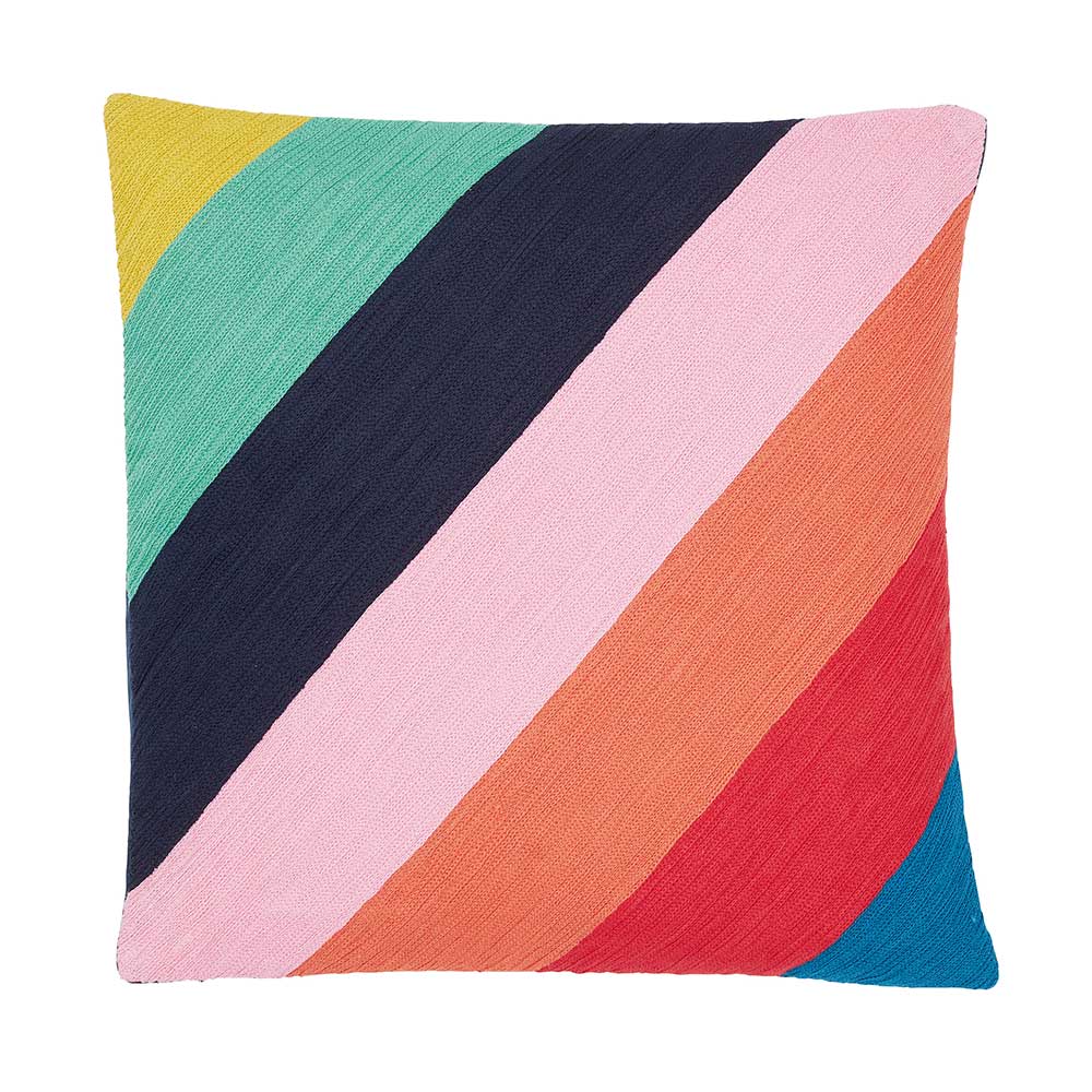 Rainbow Bee Cushion - Multi Coloured - by Joules