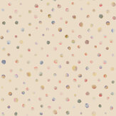 Watercolor Dots Wallpaper - Beige - by Hohenberger. Click for more details and a description.