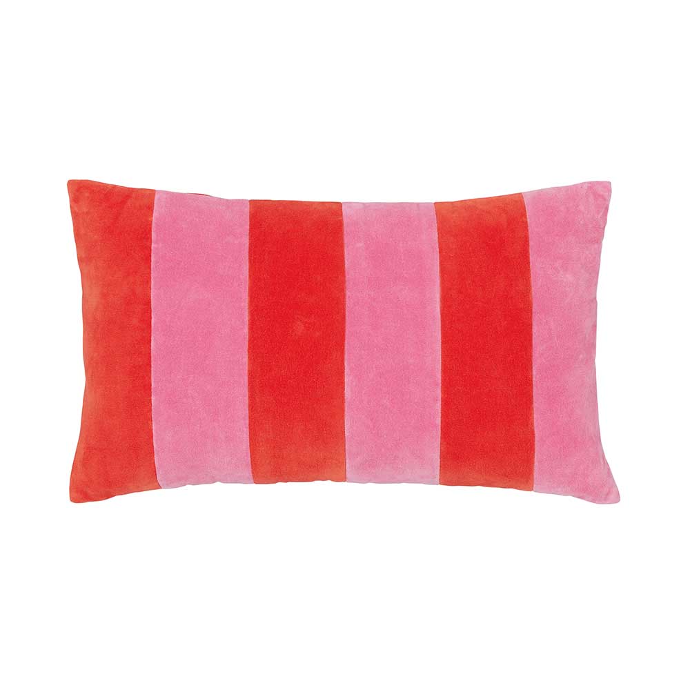 Rainbow Floral Cushion - Multi Coloured - by Joules