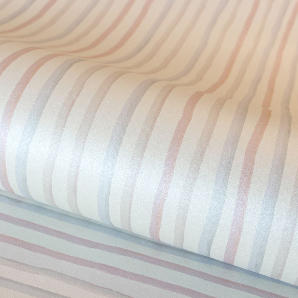 Stripes by Hohenberger - Pearl - Wallpaper : Wallpaper Direct