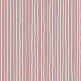 Stripes Wallpaper - Dark Rose - by Hohenberger. Click for more details and a description.