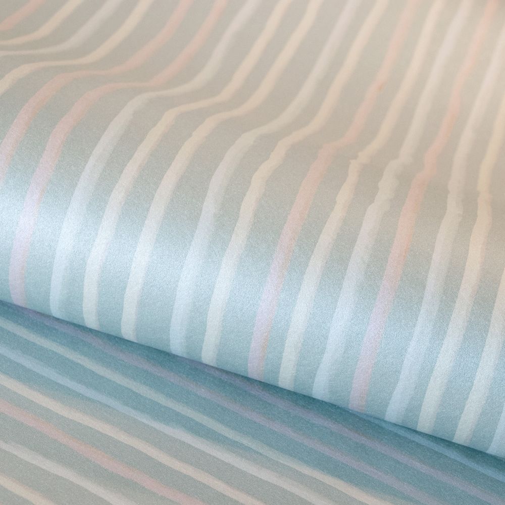 Stripes by Hohenberger - Sage - Wallpaper : Wallpaper Direct