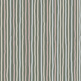 Stripes Wallpaper - Dark Green - by Hohenberger. Click for more details and a description.