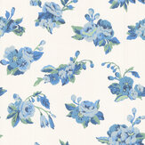 Craven Street Flower Wallpaper - Delft - by Designers Guild. Click for more details and a description.