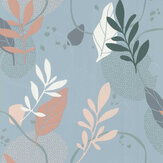Be Yourself Wallpaper - Bleu Vert - by Caselio. Click for more details and a description.