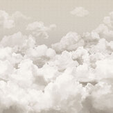 Clouds Mural - Taupe Grey - by Hohenberger. Click for more details and a description.