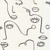 Just Smile Wallpaper - Noir Et Blanc - by Caselio. Click for more details and a description.