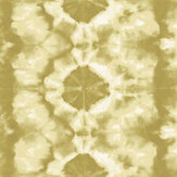 Batik Wallpaper - Green Gold - by Hohenberger. Click for more details and a description.