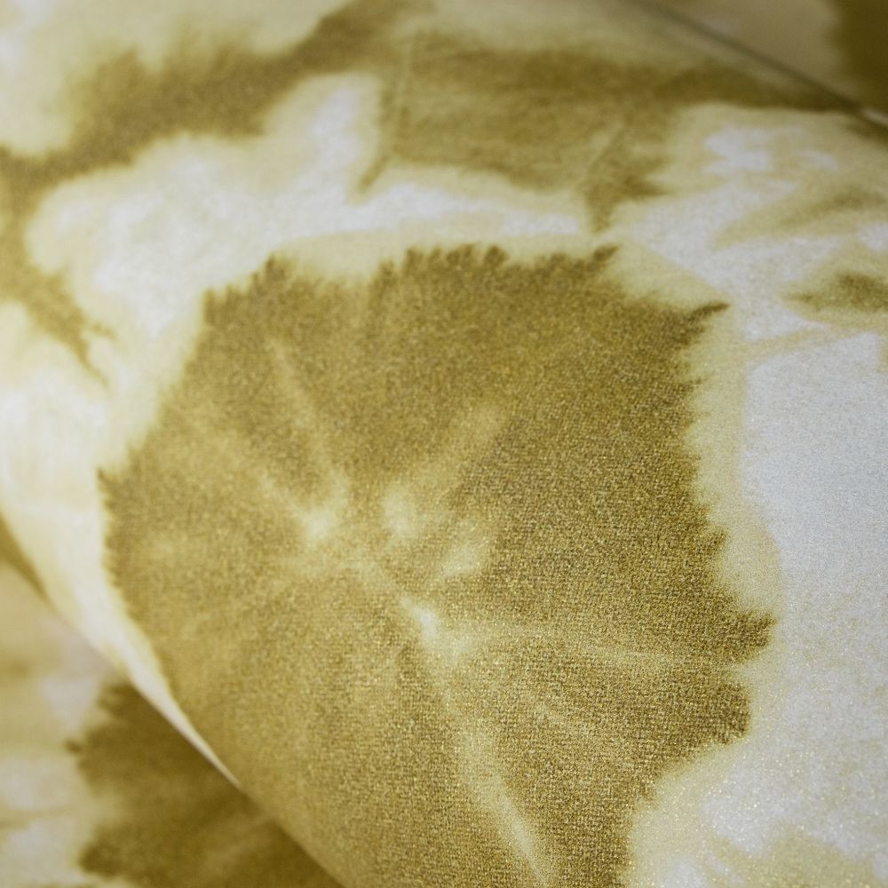 Batik Wallpaper - Green Gold - by Hohenberger