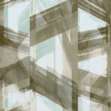 Glaze Wallpaper - Aqua - by Hohenberger. Click for more details and a description.