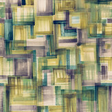 Brush Wallpaper - Green Gold - by Hohenberger. Click for more details and a description.