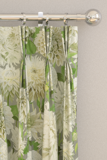 Dahlia  Curtains - Sail Cloth/ Meadow/ Sketched - by Harlequin. Click for more details and a description.