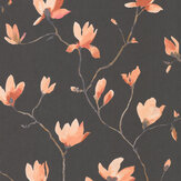 Suzhou Wallpaper - Orange Crepuscule - by Casadeco. Click for more details and a description.