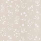 Herbier Wallpaper - Beige Lin - by Casadeco. Click for more details and a description.