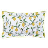 Lemon Tree Oxford Pillowcase  - Leaf Green - by Morris. Click for more details and a description.