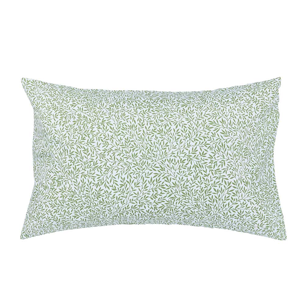 Lemon Tree Standard Pillowcase Pair - Leaf Green - by Morris