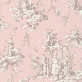 Palais De Chine Wallpaper - Rose Poudre - by Casadeco. Click for more details and a description.
