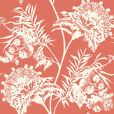 Bavero  Wallpaper - Vermillion/Pearl - by Harlequin. Click for more details and a description.