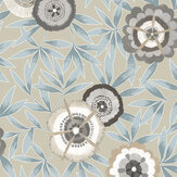 Komovi  Wallpaper - Silver/Tranquil - by Harlequin. Click for more details and a description.