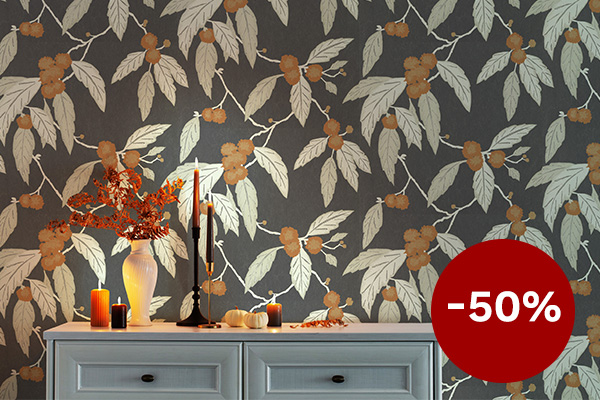 Coppice  Wallpaper - Wild water/ Origami/ Copper  - by Harlequin