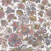 Provence Wallpaper - Multico Fond Blanc - by Casadeco. Click for more details and a description.