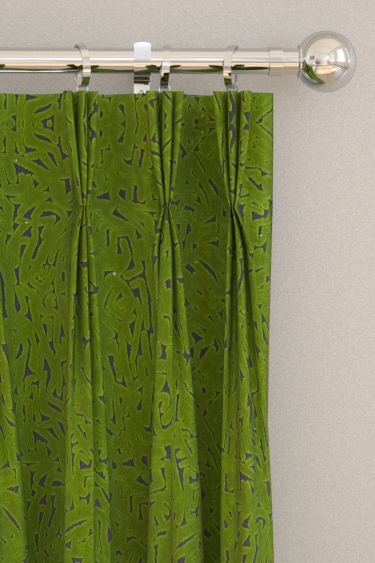 Lyrical  Curtains - Forest/ Black Earth - by Harlequin. Click for more details and a description.
