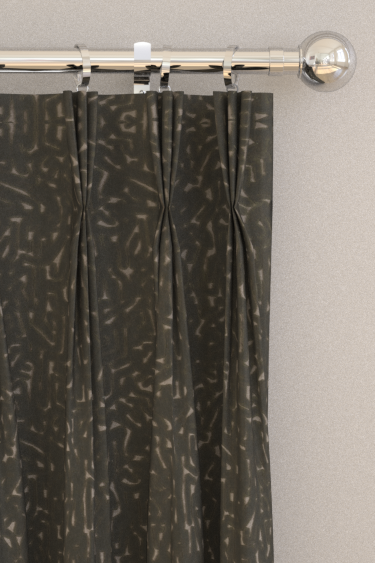 Lyrical  Curtains - Black Earth - by Harlequin. Click for more details and a description.